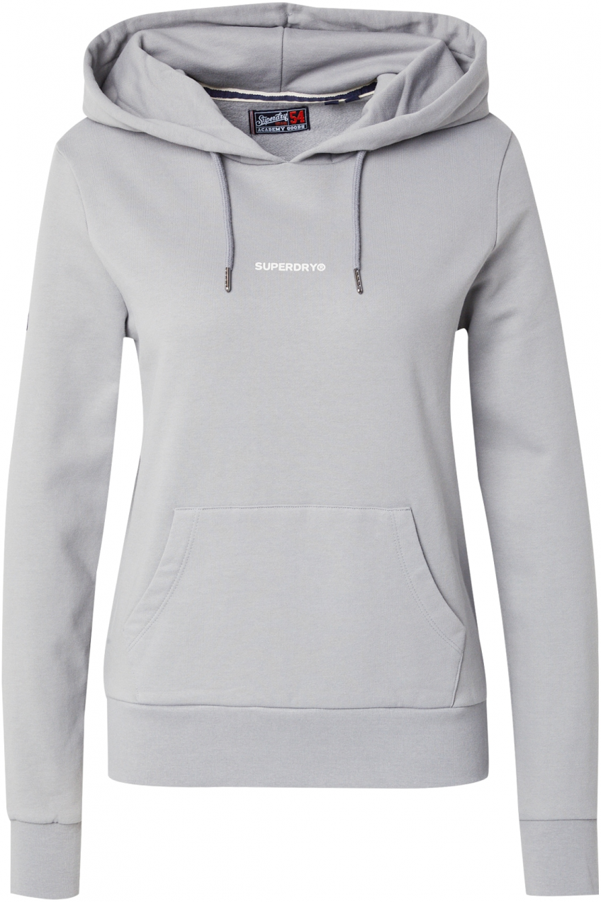 Superdry Mikina  kamenná / biela