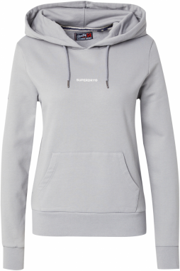Superdry Mikina  kamenná / biela