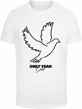Mister Tee Tričko 'Only Fear God'  čierna / biela