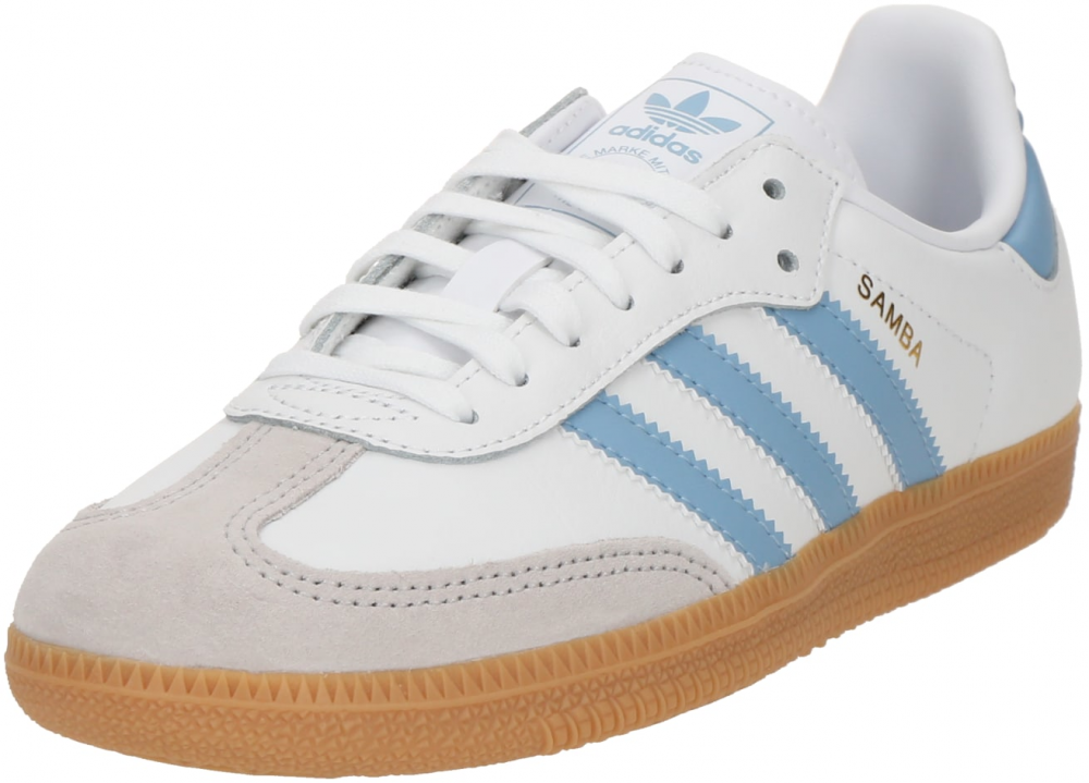 ADIDAS ORIGINALS Nízke tenisky 'SAMBA'  svetlomodrá / svetlosivá / biela