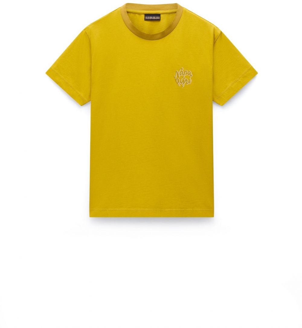 NAPAPIJRI Tričko 'Fedaia'  šafránová / biela