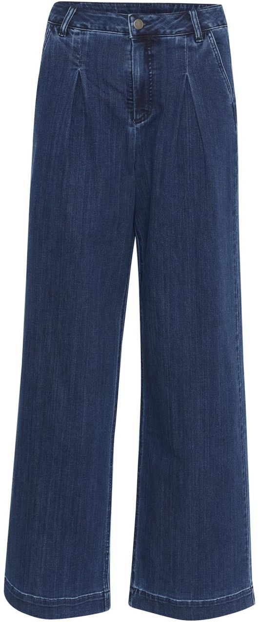 Kaffe Plisované rifle 'Lea'  modrá denim