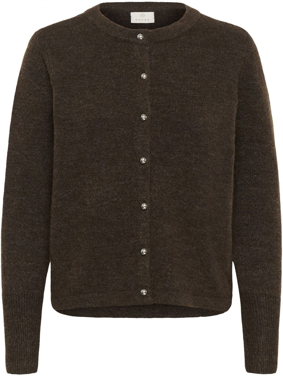 Kaffe Kardigán 'KANiel'  tmavohnedá