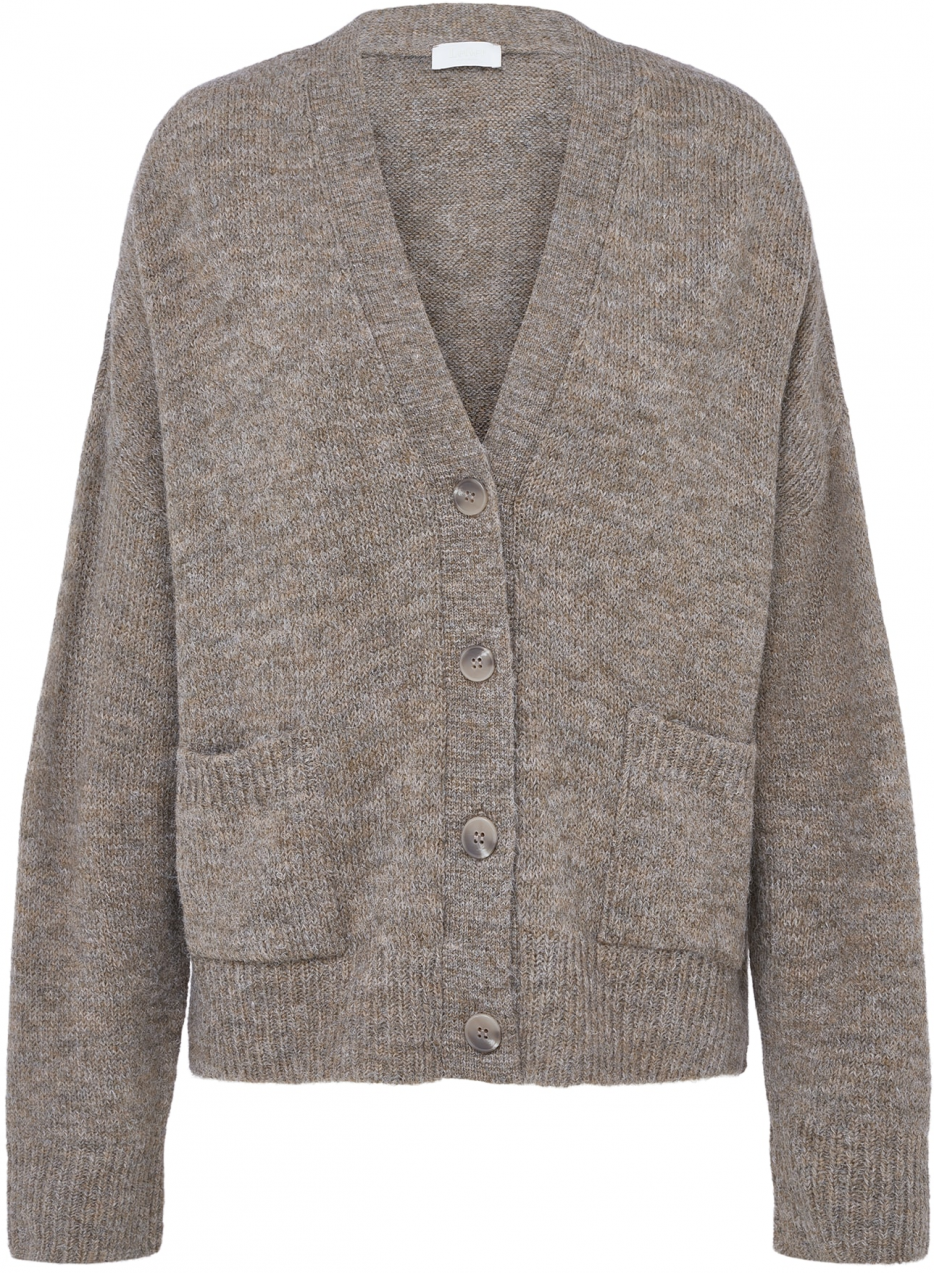 LeGer by Lena Gercke Kardigán 'Hanne'  hnedá melírovaná