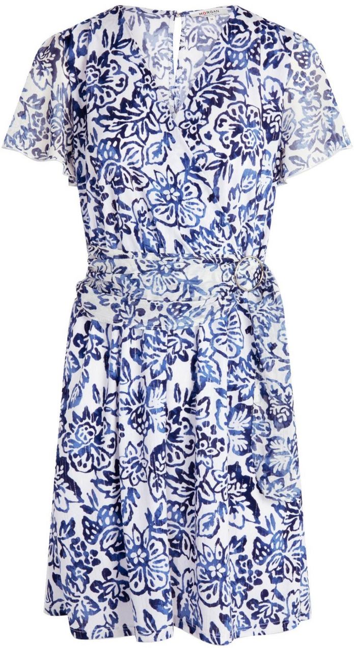 Morgan Šaty  tmavomodrá / biela