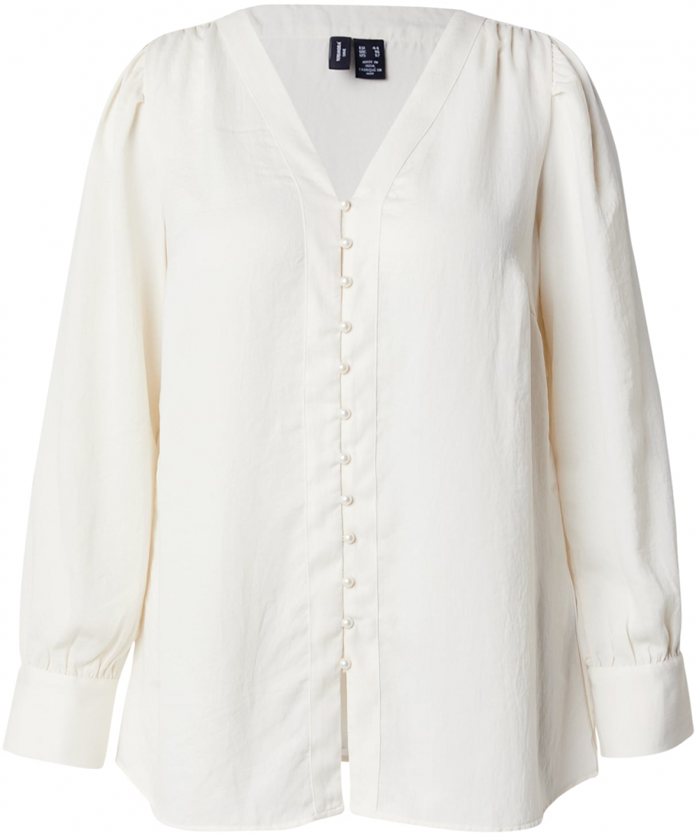 Vero Moda Curve Blúzka 'VMCFASANA'  krémová