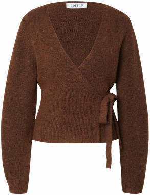 EDITED Sveter 'Lilou Wool'  hnedá