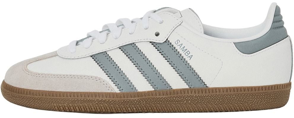 ADIDAS ORIGINALS Nízke tenisky 'SAMBA'  čadičová / biela / šedobiela