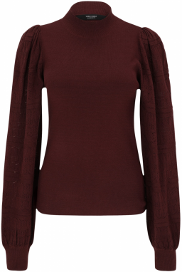 Vero Moda Maternity Sveter 'VMMNEWLIMONE'  burgundská