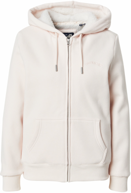 Superdry Tepláková bunda  nebielená