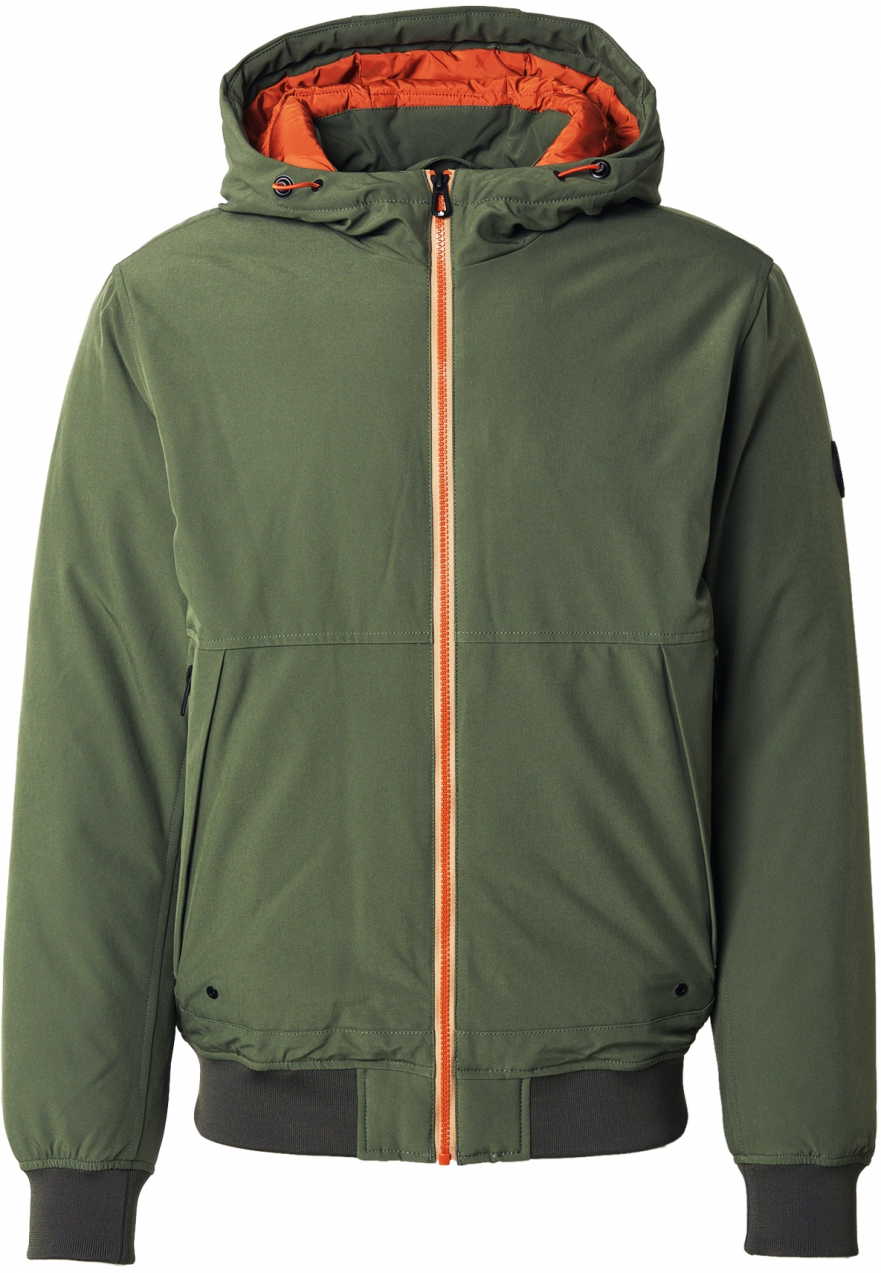 SCOTCH & SODA Prechodná bunda  zelená / oranžová