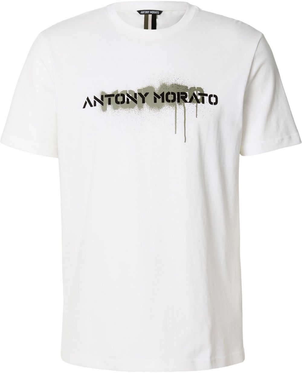 ANTONY MORATO Tričko  svetlobéžová / pastelovo zelená / čierna