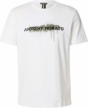 ANTONY MORATO Tričko  svetlobéžová / pastelovo zelená / čierna