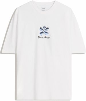 Bershka Tričko  námornícka modrá / svetlomodrá / čierna / biela