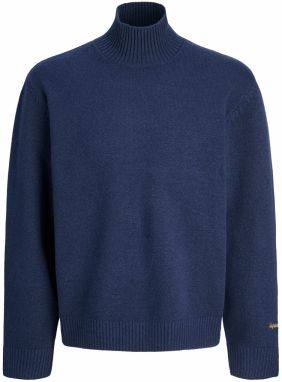 JACK & JONES Sveter 'JORNORREBRO'  námornícka modrá