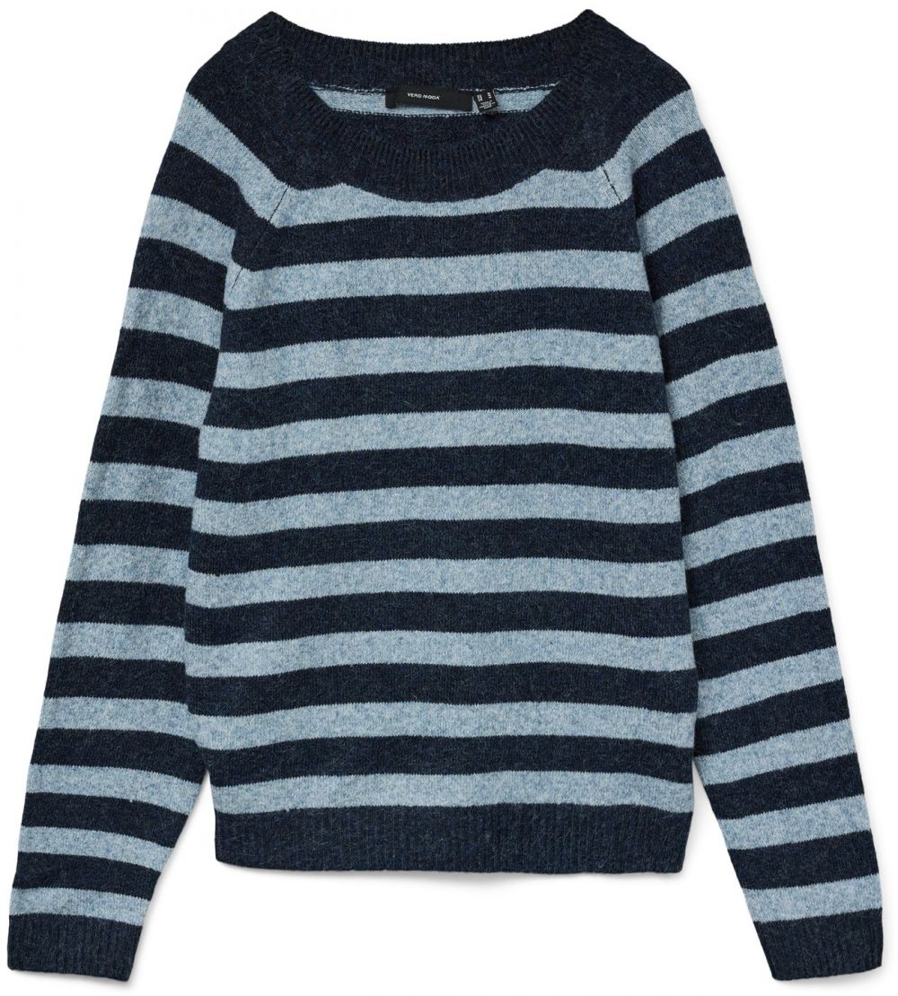 VERO MODA Sveter 'VMDoffy'  námornícka modrá / opálová