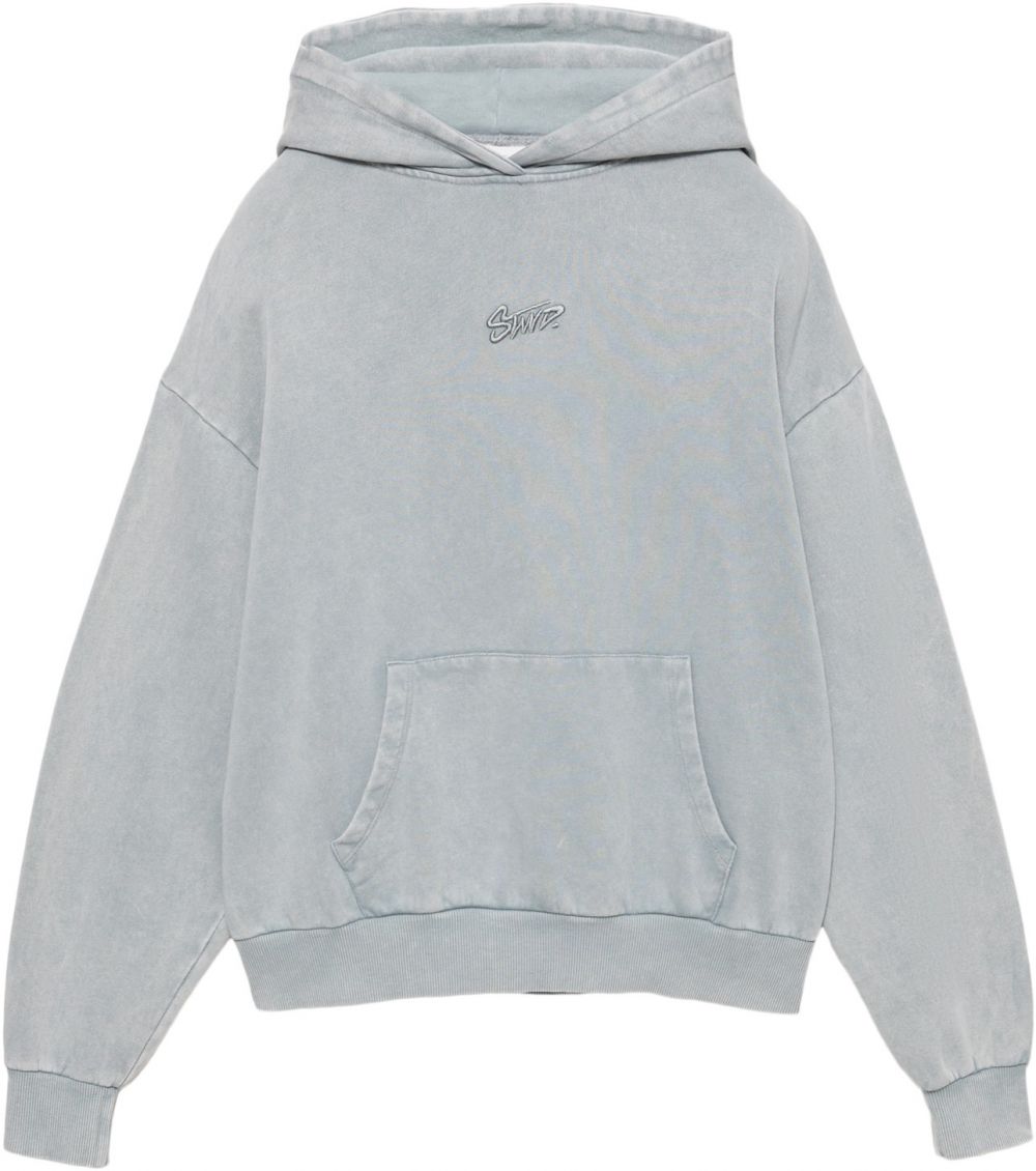 Pull&Bear Mikina 'STWD'  sivá / čadičová
