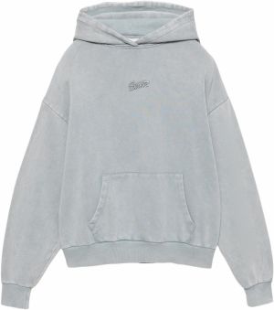 Pull&Bear Mikina 'STWD'  sivá / čadičová