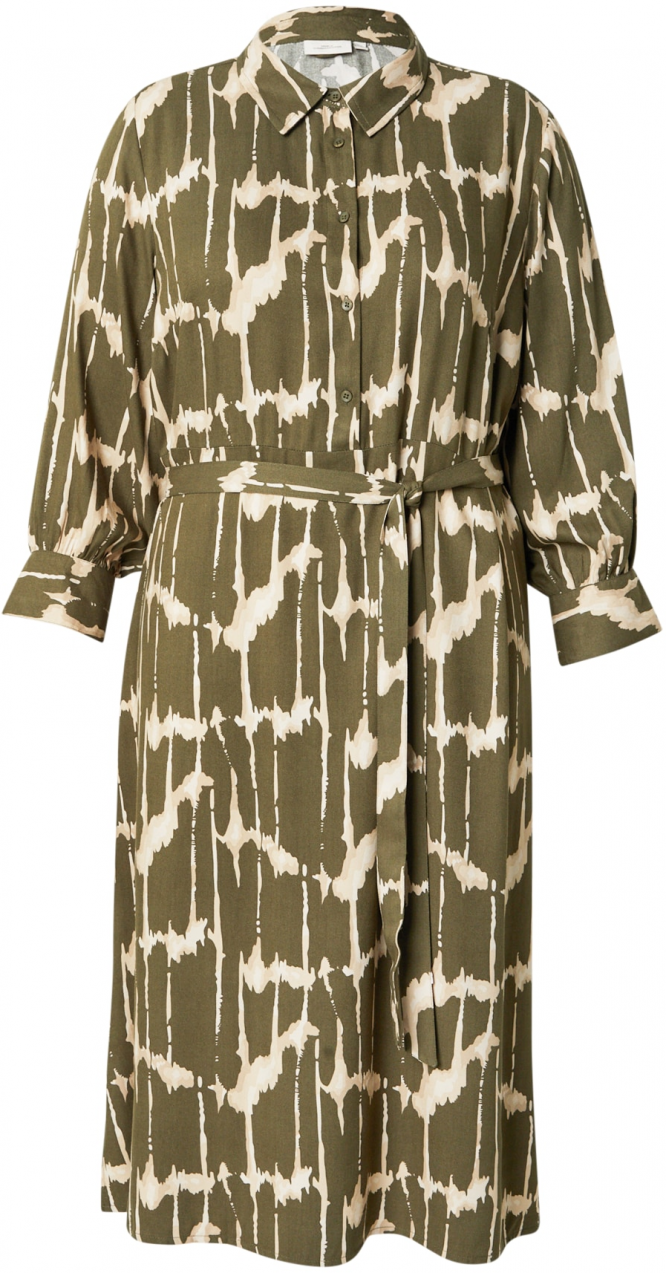 ONLY Carmakoma Šaty 'CARJUNIA'  nebielená / piesková / jedľová