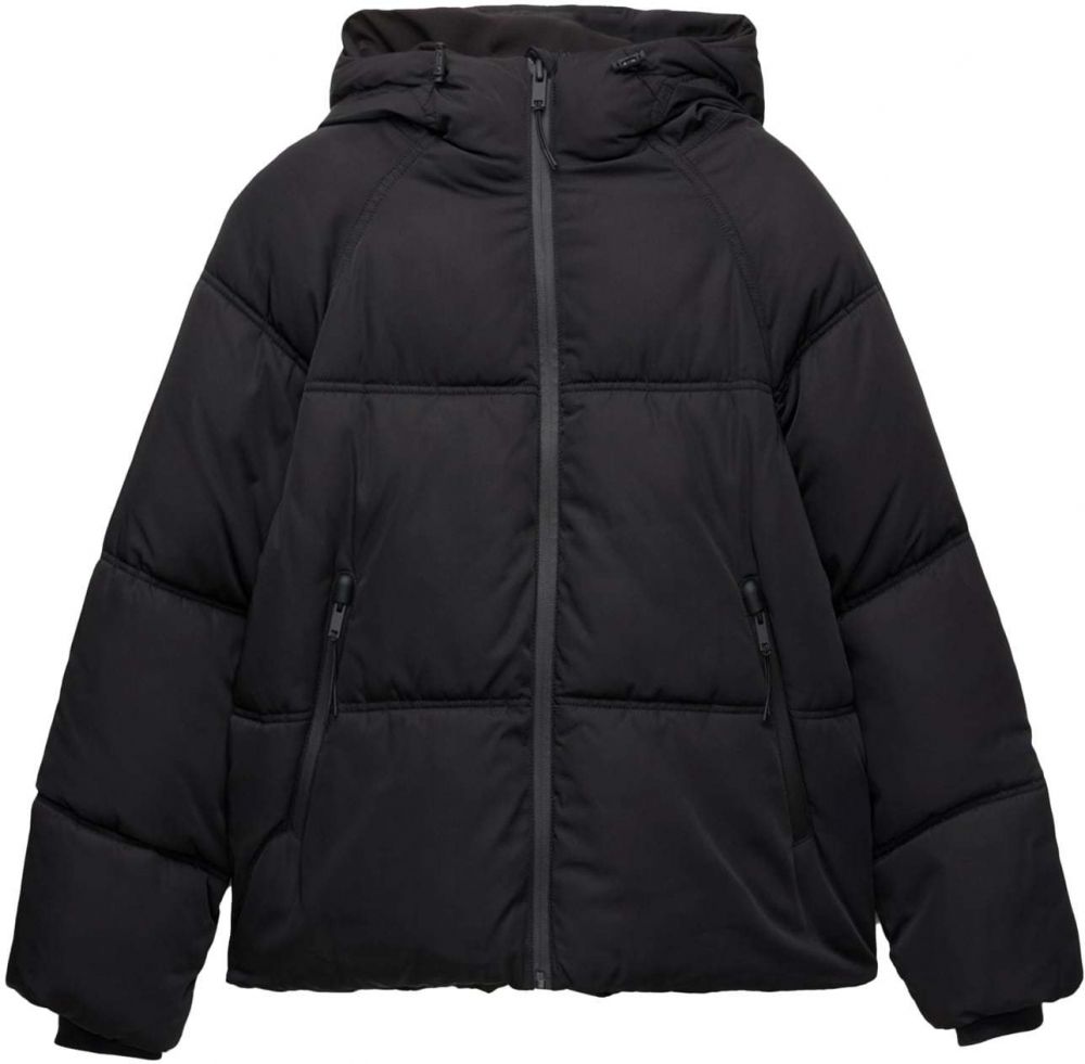 Pull&Bear Zimná bunda  čierna