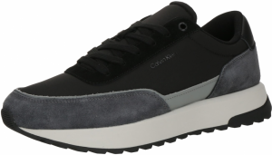 Calvin Klein Nízke tenisky  sivá / svetlosivá / čierna