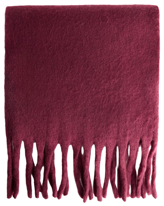 Bershka Šál 'LISA'  burgundská