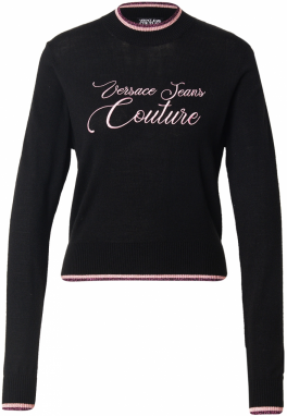 Versace Jeans Couture Sveter  ružová / čierna