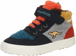 KangaROOS Tenisky 'Inyard V'  žltá / svetlosivá / oranžová / čierna