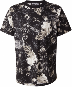 Versace Jeans Couture Tričko  čierna / biela