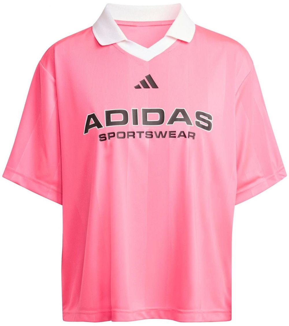 ADIDAS SPORTSWEAR Funkčné tričko 'TIRO'  svetloružová / čierna / biela