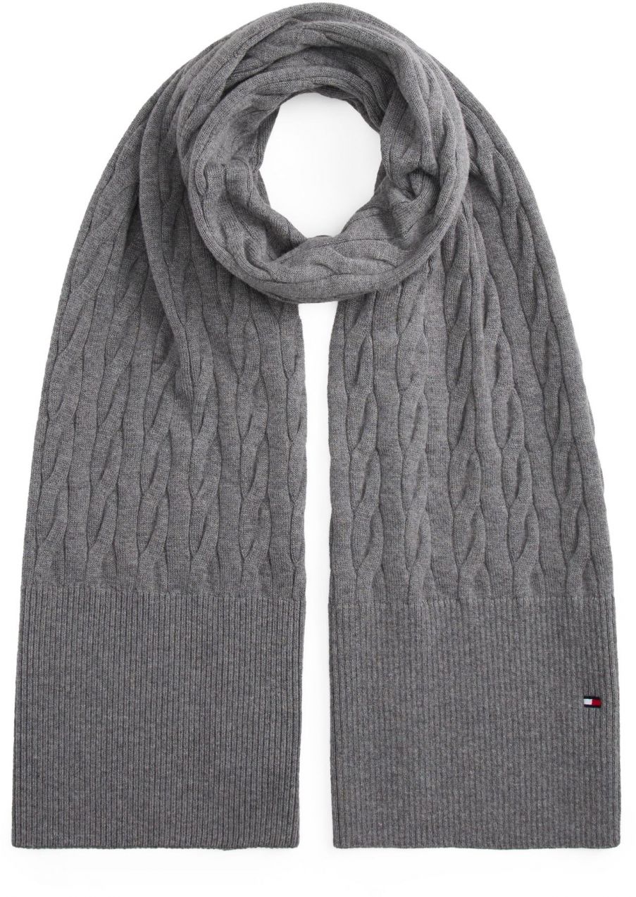 TOMMY HILFIGER Šál  tmavosivá