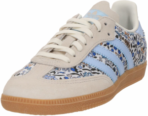 ADIDAS ORIGINALS Tenisky 'Samba OG x Liberty London'  svetlomodrá / sivobéžová / tmavozelená / biela