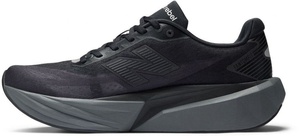 new balance Športová obuv 'Rebel v5'  svetlosivá / tmavofialová / čierna
