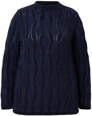 Ulla Popken Sveter  námornícka modrá / tmavomodrá