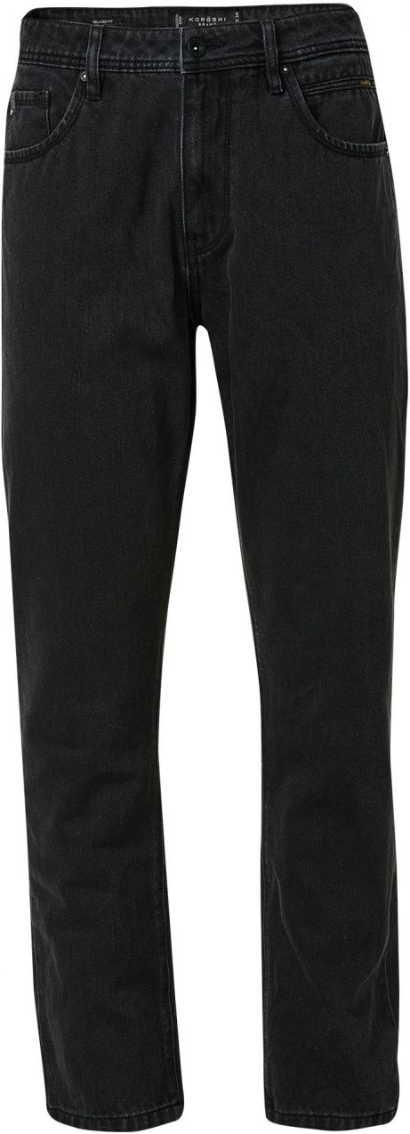KOROSHI Džínsy  čierny denim