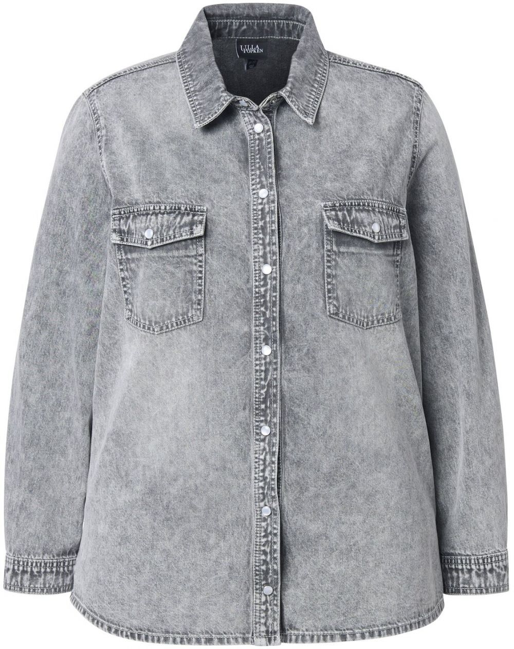 Ulla Popken Blúzka  sivý denim