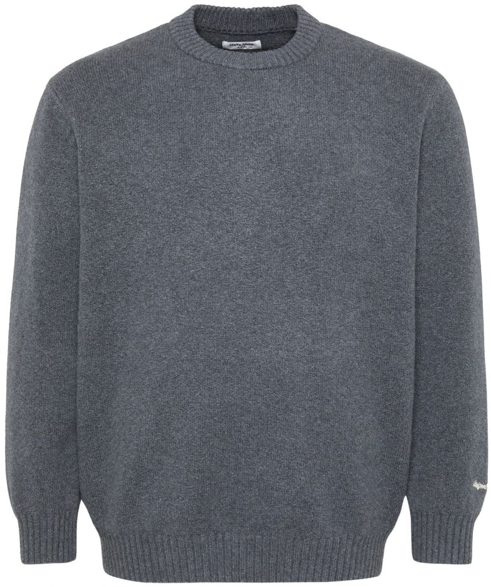 Jack & Jones Plus Sveter 'JORNORREBRO'  tmavosivá