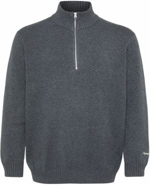 Jack & Jones Plus Sveter 'JORNORREBRO'  tmavosivá