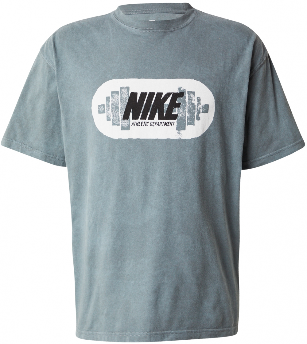 NIKE Funkčné tričko 'M90 GYM HERITAGE'  čadičová / čierna / biela