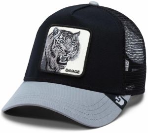 GOORIN Bros. Čiapka 'The Savage Tiger'  dymovo modrá / sivá / čierna / šedobiela