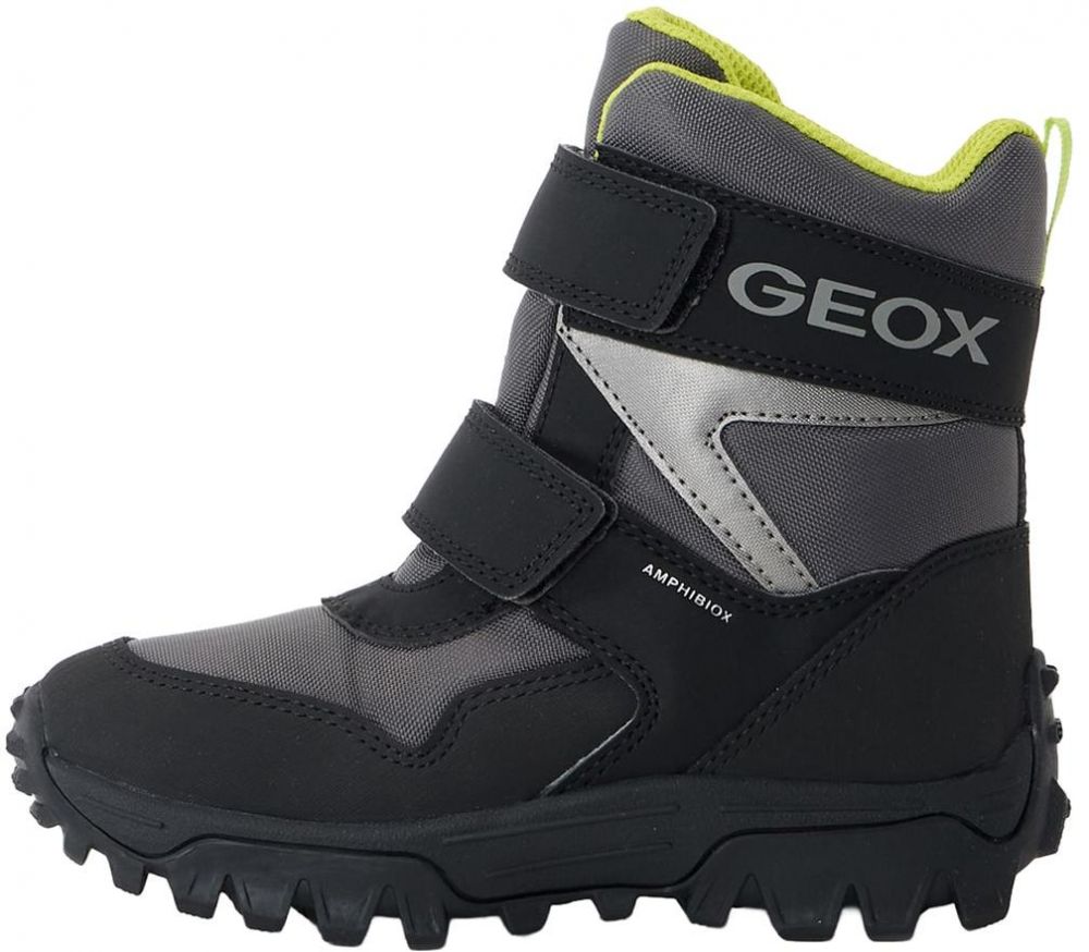 GEOX Snehule 'HIMALAYA'  neónovo žltá / sivá / čierna