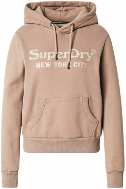 Superdry Mikina  hnedá / horčicová