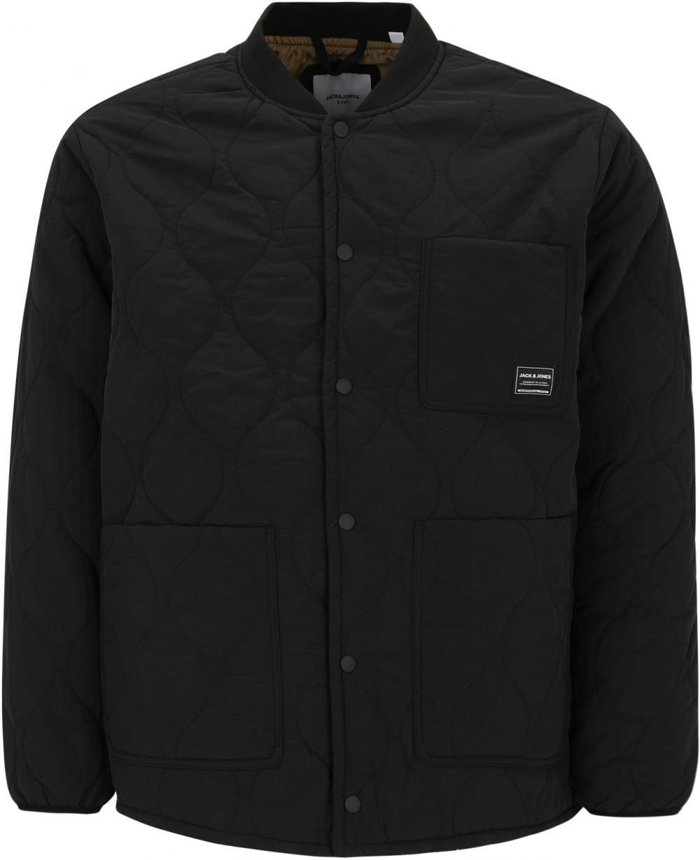 Jack & Jones Plus Prechodná bunda 'JJHERO'  čierna