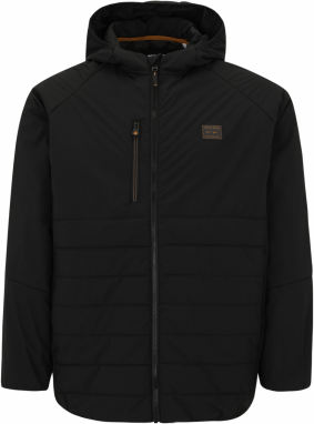 Jack & Jones Plus Zimná bunda 'JJFINN'  čierna