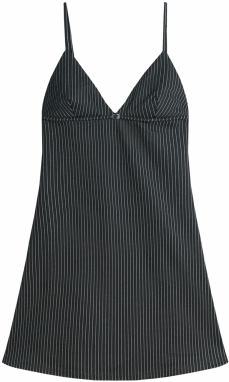 Bershka Šaty  antracitová / biela