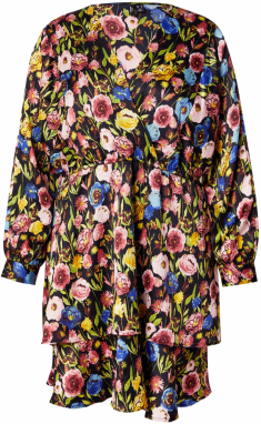 Vero Moda Curve Šaty 'VMCLILLIAN JULIA'  modrá / karí / trávovo zelená / čierna