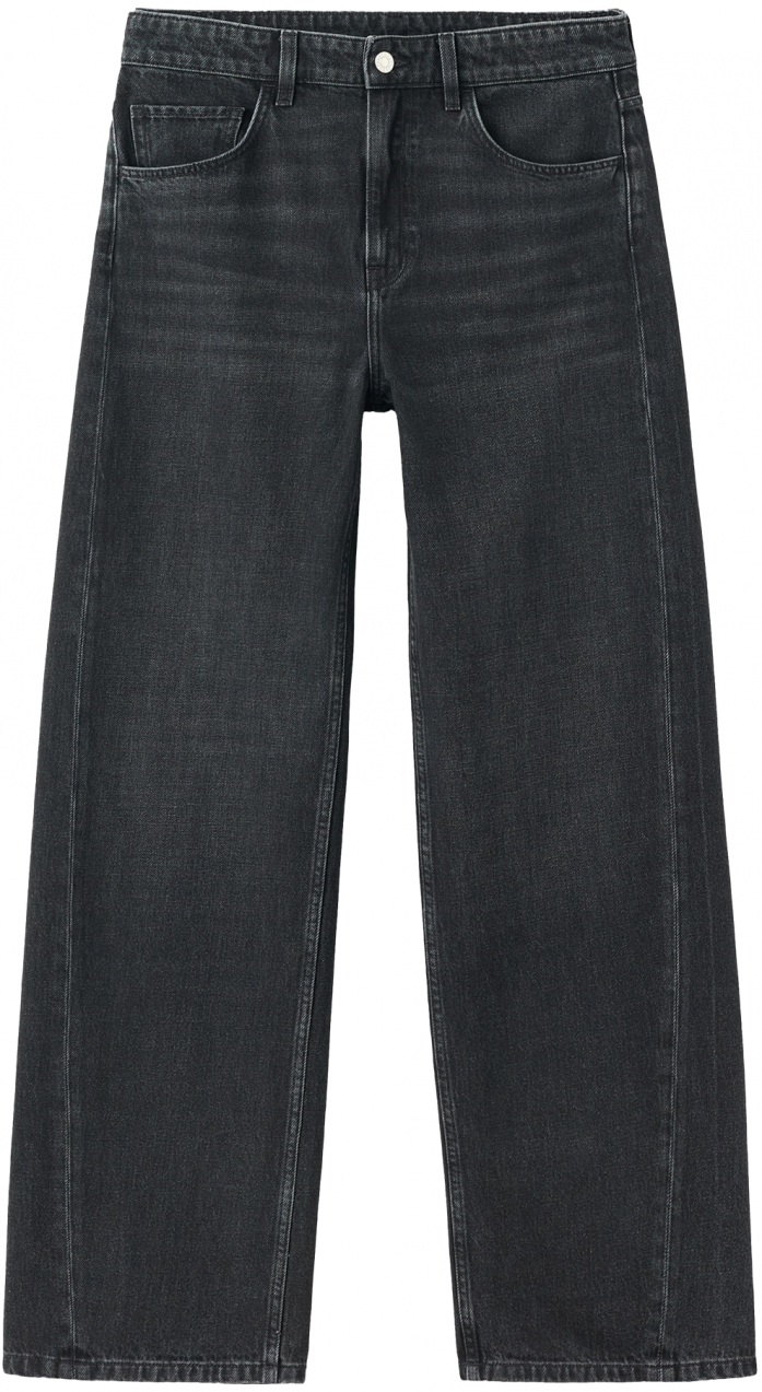 MANGO Džínsy 'CHARLOT'  čierny denim