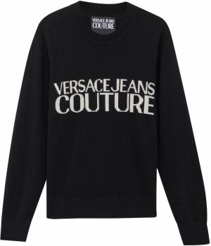 Versace Jeans Couture Sveter  čierna / biela