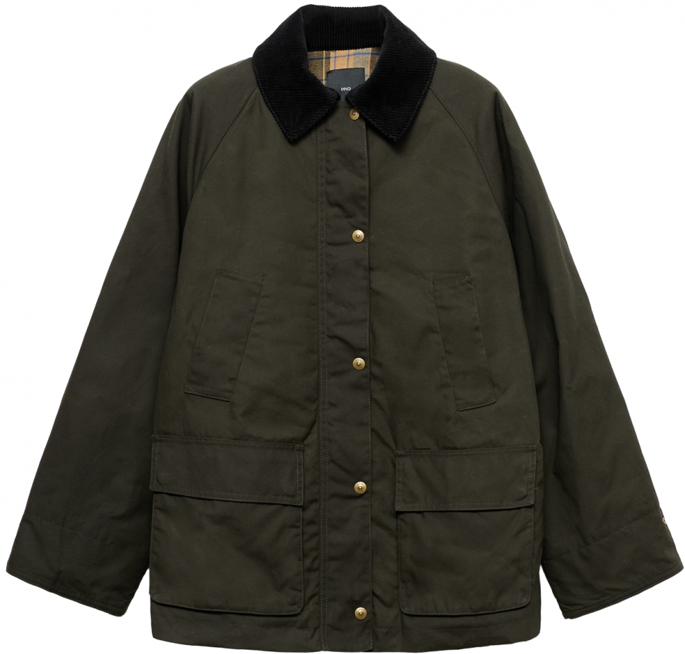 MANGO Prechodná parka 'NIAGARA'  olivová
