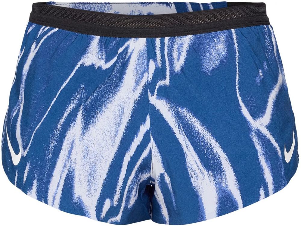 NIKE Športové nohavice 'AROSWFT'  tmavomodrá / biela